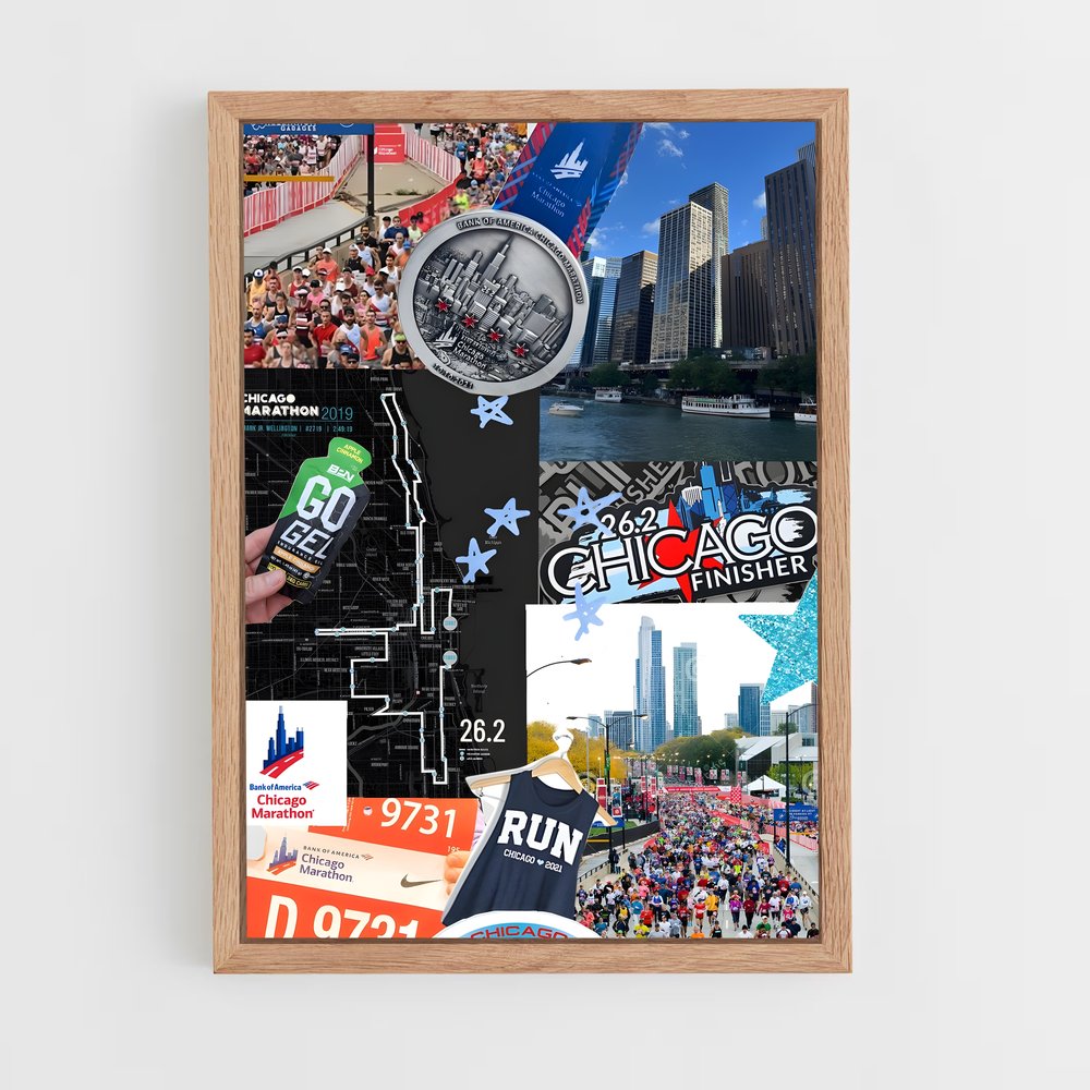 Poster Chicago Run – affiche Athlétisme (vue 4)